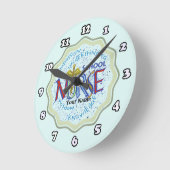 学校ナースモットーカスタムナース時計 ラウンド壁時計 (傾斜)