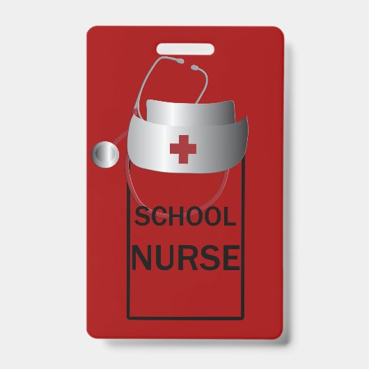 学校ナースルームホールパス バッジ (表面)