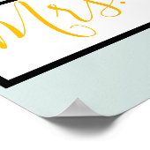 学校ナース事務所デコパーソナライズされた; ポスター (角)