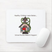 学校ナース口 マウスパッド (マウス)