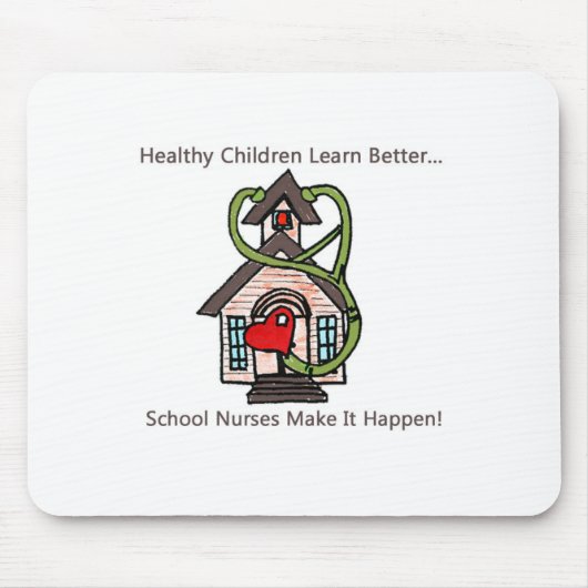 学校ナース口 マウスパッド (正面)