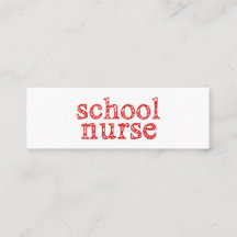 学校ナース名刺