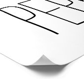 学校ナース引用文:ペパーミントポスターの力 ポスター (角)