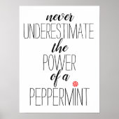 学校ナース引用文：ペパーミントポスターの力 ポスター (正面)