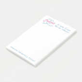 学校ナース聴診器ハート注 ポストイット (アングル)