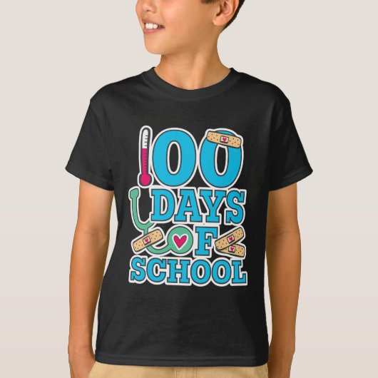 学校ナース100日の学校 Tシャツ (正面)