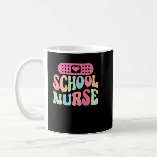 学校ナース コーヒーマグカップ (左)