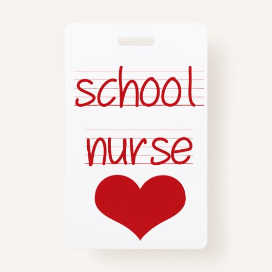 学校ナース、スクールホール峠、保健所パス バッジ (正面)