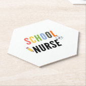 学校ナース ペーパーコースター (アングル)