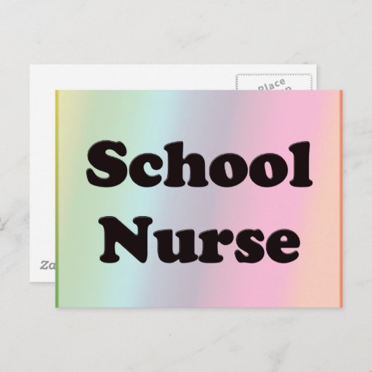 学校ナース ポストカード (正面/裏面)