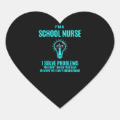 学校ナース – 問題を解決するギフトアイテム ハートシール (正面)