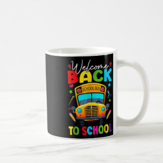 学校バスで元気に学校へ!楽しい初登校 コーヒーマグカップ
