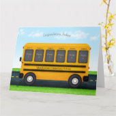 学校バスの思い出フォトフレーム6枚セット 子供の記憶を保存 カード (黄色い花)