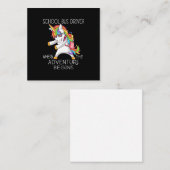 学校バスの運転手 - 冒険が始まる場所に戻る ノートカード (正面/裏面)