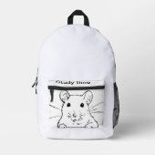 学校バッグ プリントバックパック (正面)