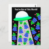 学校バレンタインエイリアン付きJo Images ポストカード (正面/裏面)