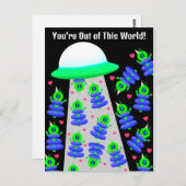 学校バレンタインエイリアン付きJo Images ポストカード (正面/裏面)