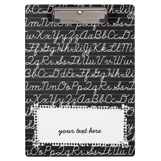 学校パターン クリップボード (正面)