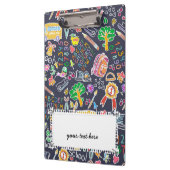 学校パターン クリップボード (左)