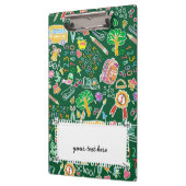 学校パターン クリップボード (左)