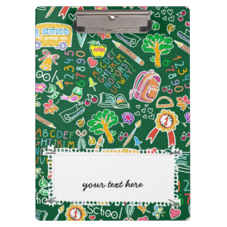 学校パターン クリップボード