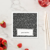 学校パターン スタンダードカクテルナプキン (インサイチュ)