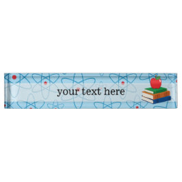 学校パターン デスクネームプレート