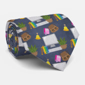 学校パターン ネクタイ (ロール)