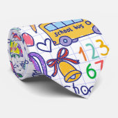 学校パターン ネクタイ (ロール)