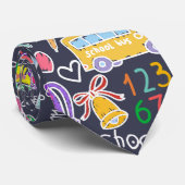 学校パターン ネクタイ (ロール)