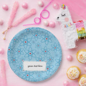 学校パターン ペーパープレート (パーティー)