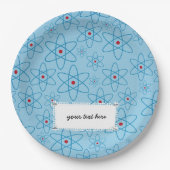 学校パターン ペーパープレート (正面)