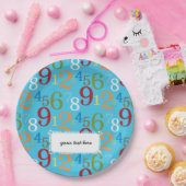 学校パターン ペーパープレート (パーティー)