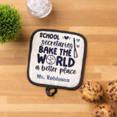 学校パーソナライズされたの秘書 鍋敷き (トップダウン)