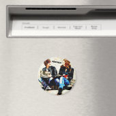 学校パーソナライズされたをテーマにした十代のコラージュ マグネット (インサイチュ (食洗機))