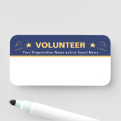 学校パーソナライズされたイベント職員ボランティア 名札 (インサイチュ)