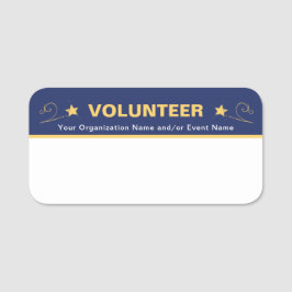 学校パーソナライズされたイベント職員ボランティア 名札