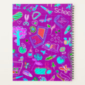 学校パーソナライズされたテーマ先生授業 プランナー手帳 (裏面)