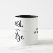 学校パーソナライズされたナースギフト マグカップ (中央)