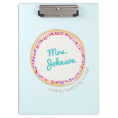 学校パーソナライズされた先生 クリップボード (正面)