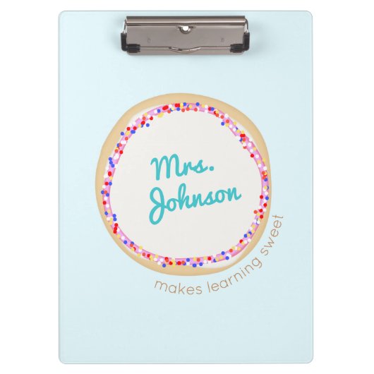 学校パーソナライズされた先生 クリップボード (正面)