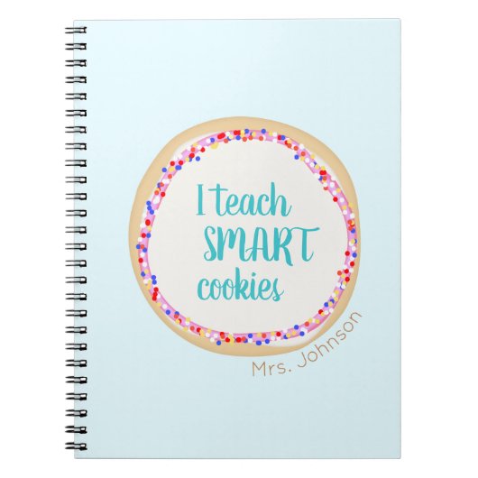 学校パーソナライズされた先生 ノートブック (正面)