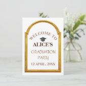 学校パーソナライズされた大学卒業お祝い (スタンド正面)