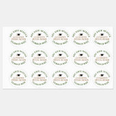 学校パーソナライズされた大学卒業お祝い ラベル (シート)