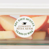 学校パーソナライズされた大学卒業お祝い ラベル (貼付)