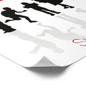 学校パーソナライズされた心理学者ポスター ポスター (角)