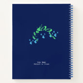 学校パーソナライズされた手帳 ノートブック (裏面)