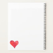 学校パーソナライズされた指導相談員水彩 プランナー手帳 (裏面)