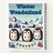 学校パーソナライズされた用ホリデーノート ノートブック (裏面)