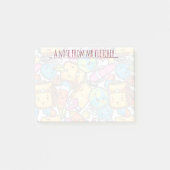 学校パーソナライズされた用品のパターン ポストイット (正面)